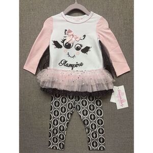 NEW BNWT Bonnie Jean Baby Halloween Outfit Clothes Vampire Size 12 Months 12M
